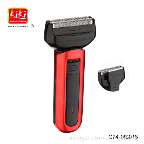 Stainless steel blades Rechargeable SHAVER.Two rotary foil heads shaver